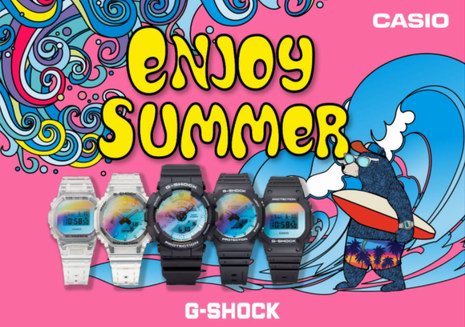 炫彩来袭，敢玩敢潮！G-SHOCK 夏日炫色系列炫动夏日