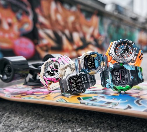 街头潮力飙升！G-SHOCK STREET SPIRIT系列以涂鸦燃动街头